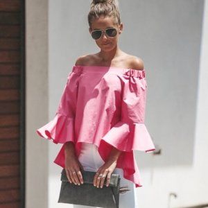 NWT VICI Fuchsia Off the Shoulder Top